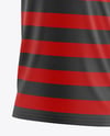 Men's Raglan Polo Shirt Mockup - Half Side View