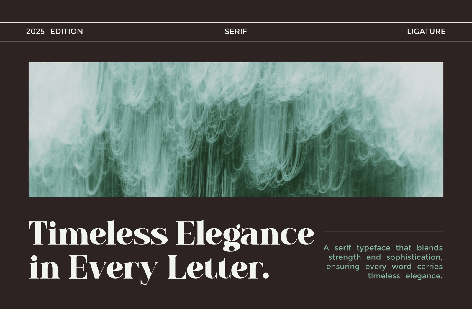 Baflen Modern Serif Typeface