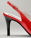 Glossy Slingback Shoe Mockup