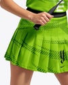 Woman Wearing Badminton Uniform Mockup