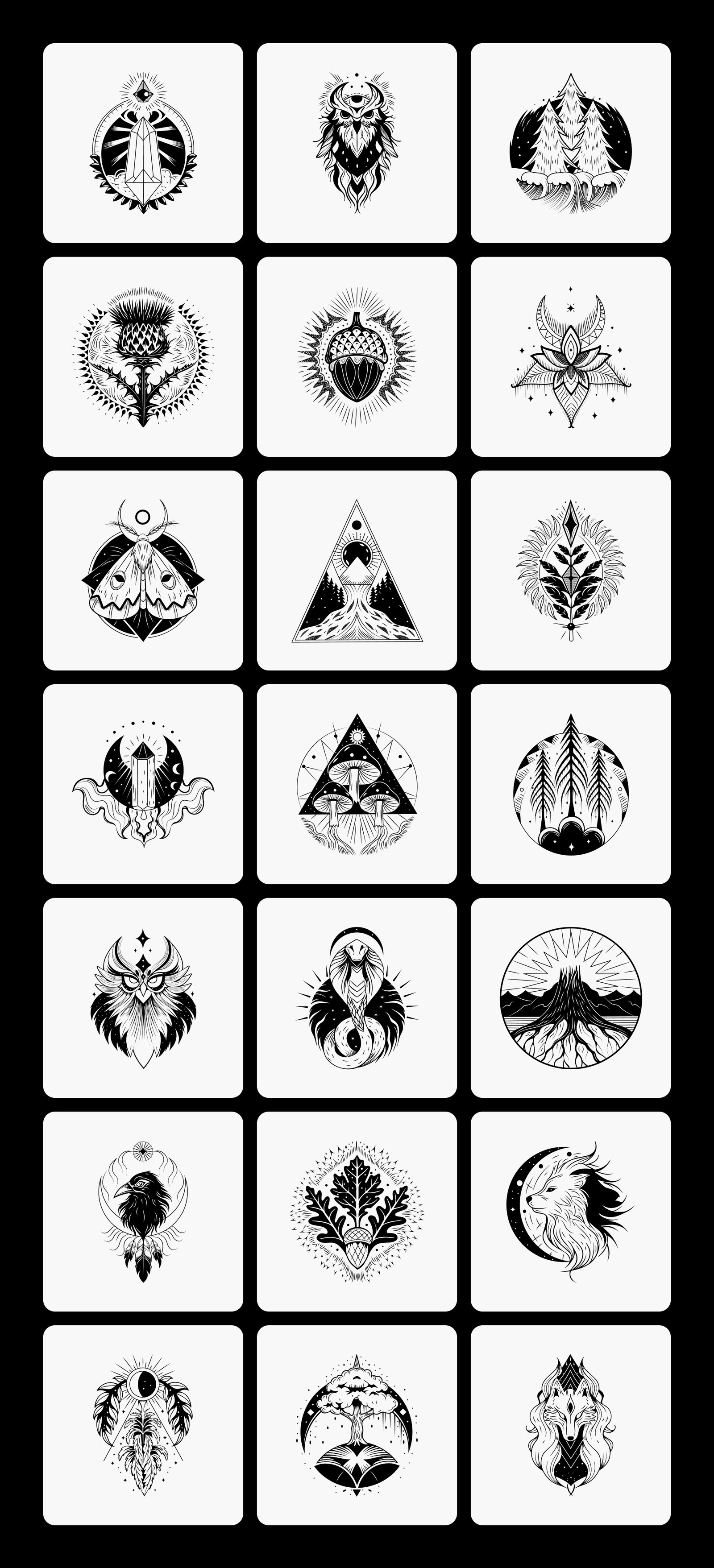 Magical Illustrations Set