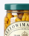 Jar with Chanterelles Mushrooms Mockup