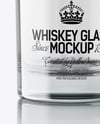 Clear Whisky Tumbler Glass Mockup