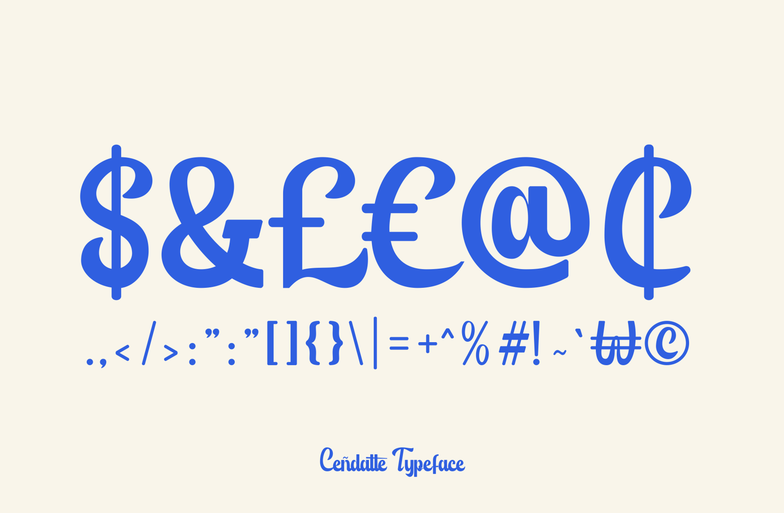 Cendatte Font