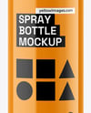 Glossy Spray Bottle Mockup