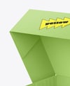 Opened Textured Cake Box Mockup