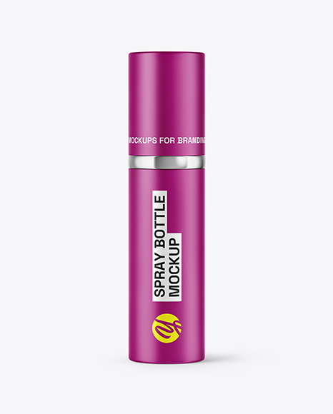 Matte Spray Bottle Mockup