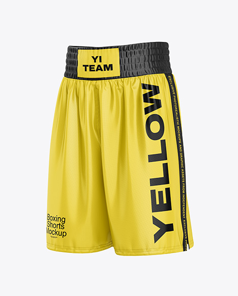 Boxing Shorts Mockup - Half Side View - Rectangle+Closed+Subscription+Box+Mockup+Half+Side+View+By+Fenongenon