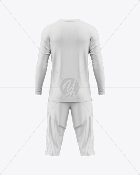 Training Long Sleeve Kit Mockup – Back View