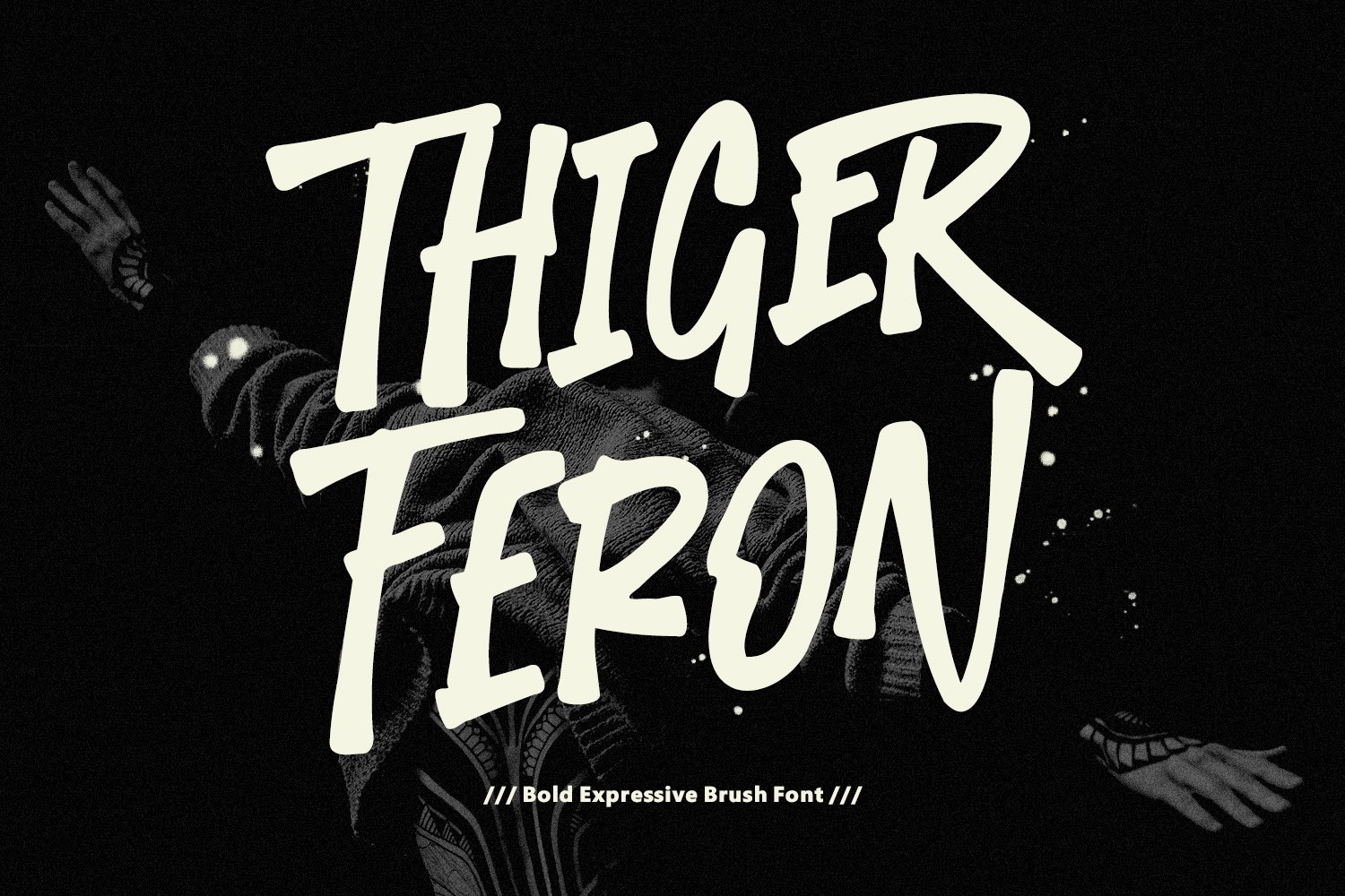 Thiger Feron Bold Expressive Brush Font