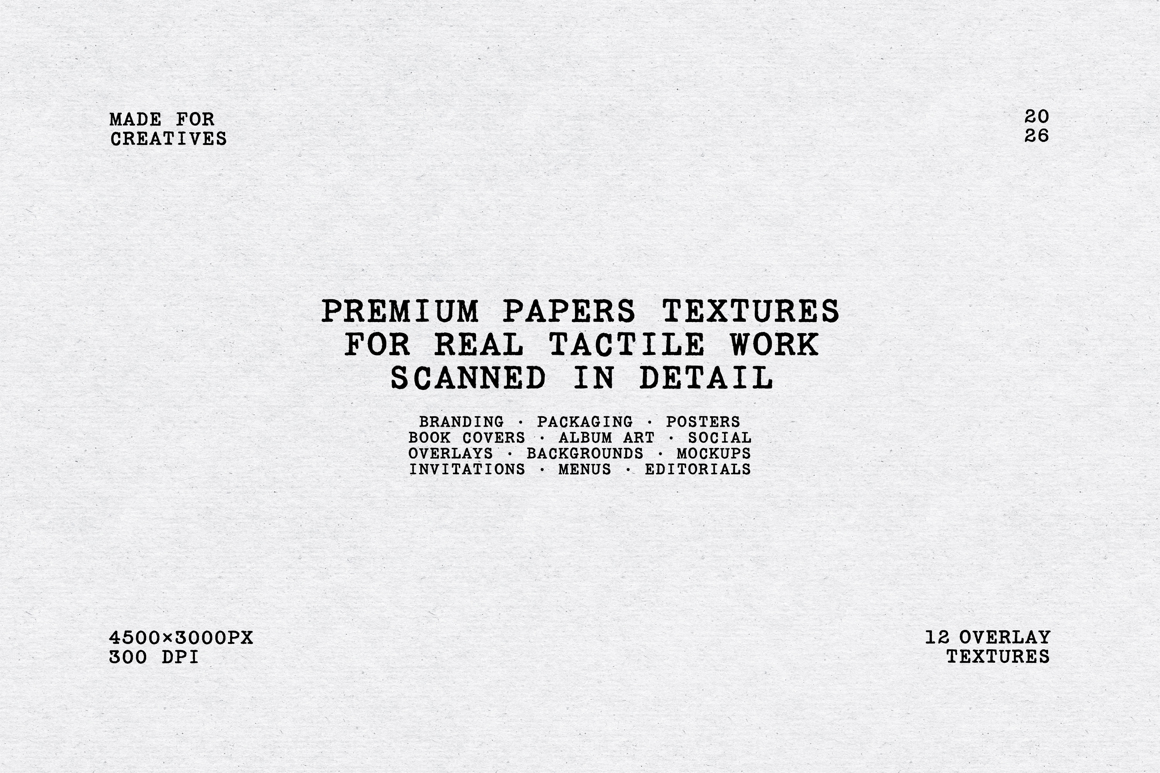 Premium Paper Textures