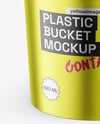 Matte Metallic Bucket Mockup