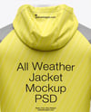 Hooded All Weather Jacket Mockup
