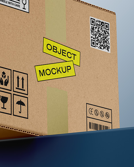 Kraft Paper Box Mockup