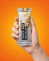 Metallic Snack Bar in a Hand Mockup