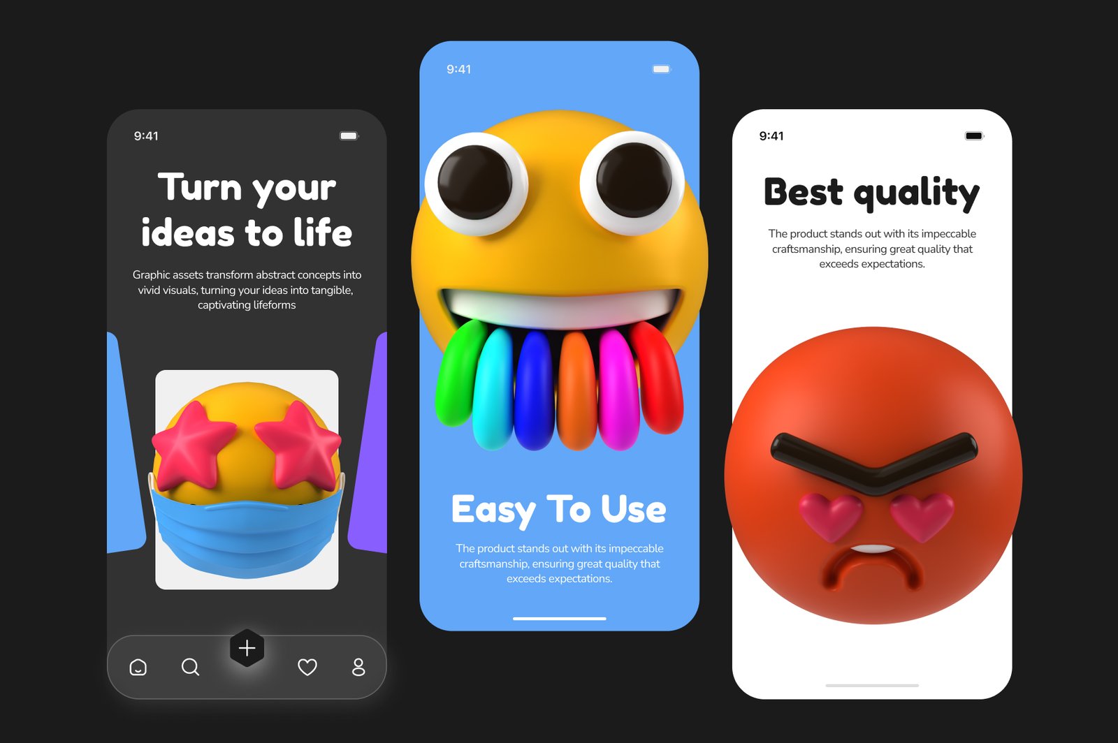3D Emoji Icons