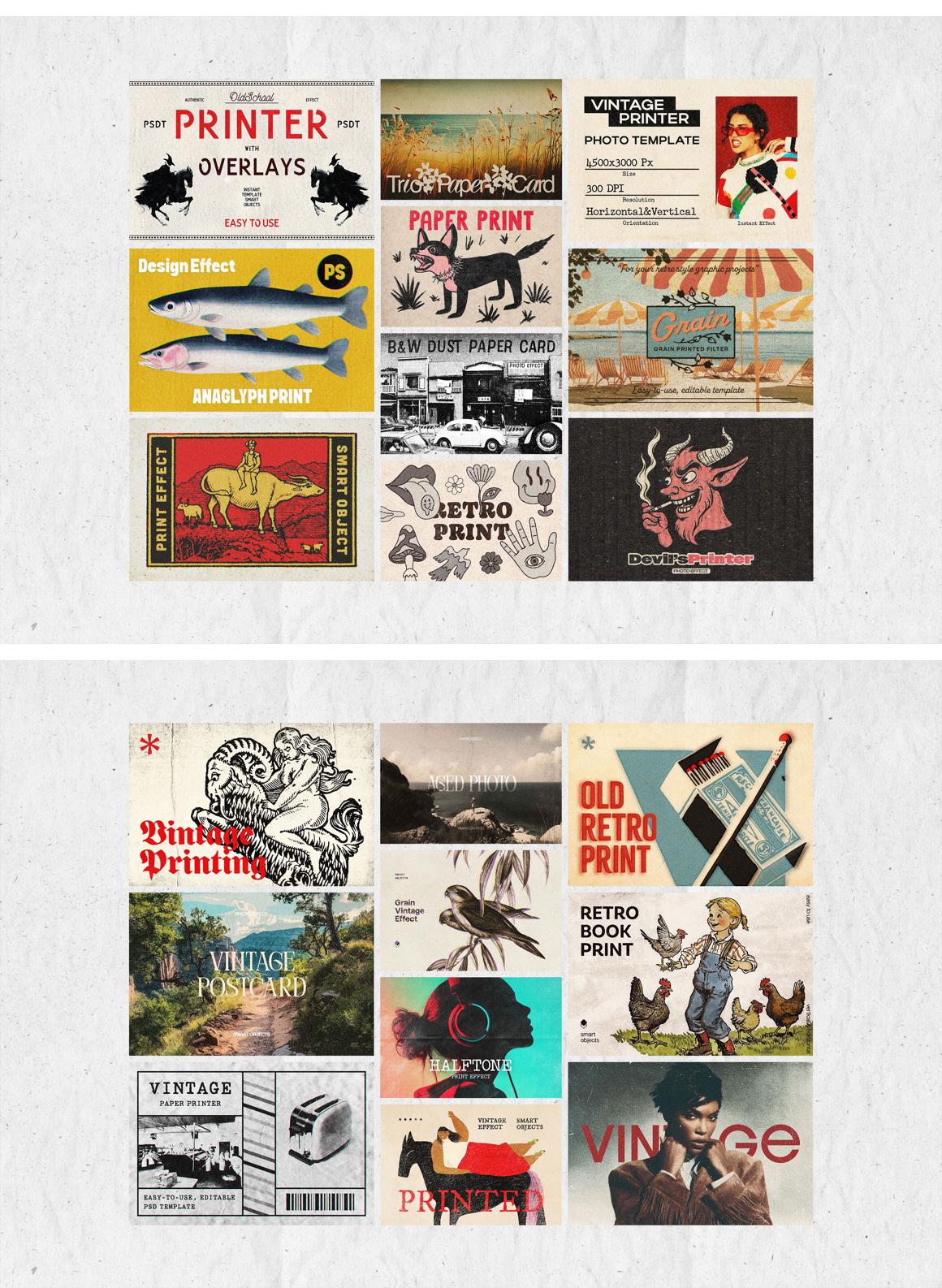 Vintage Printed Bundle