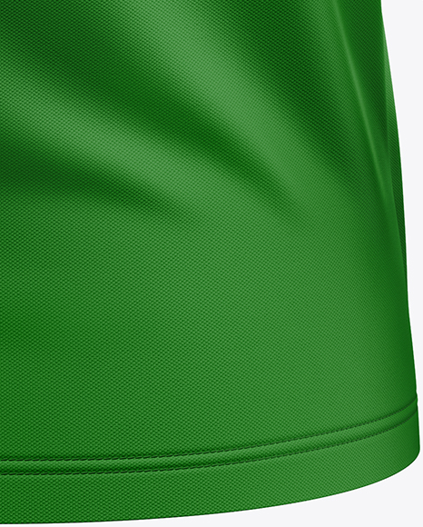 Men's Long Sleeve Raglan Polo Mockup