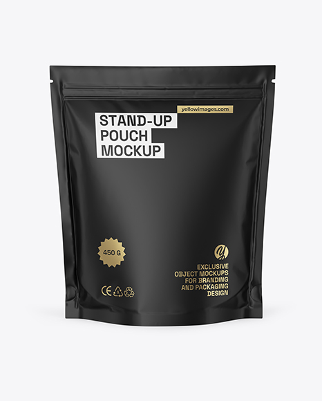 Matte Stand-up Pouch Mockup