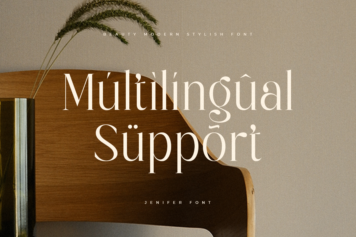 Jenifer - Beauty Modern Stylish Font