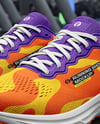 Pair of Running Shoes on Treadmill Mockup