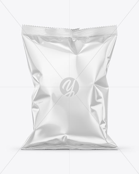 Glossy Snack Bag Mockup