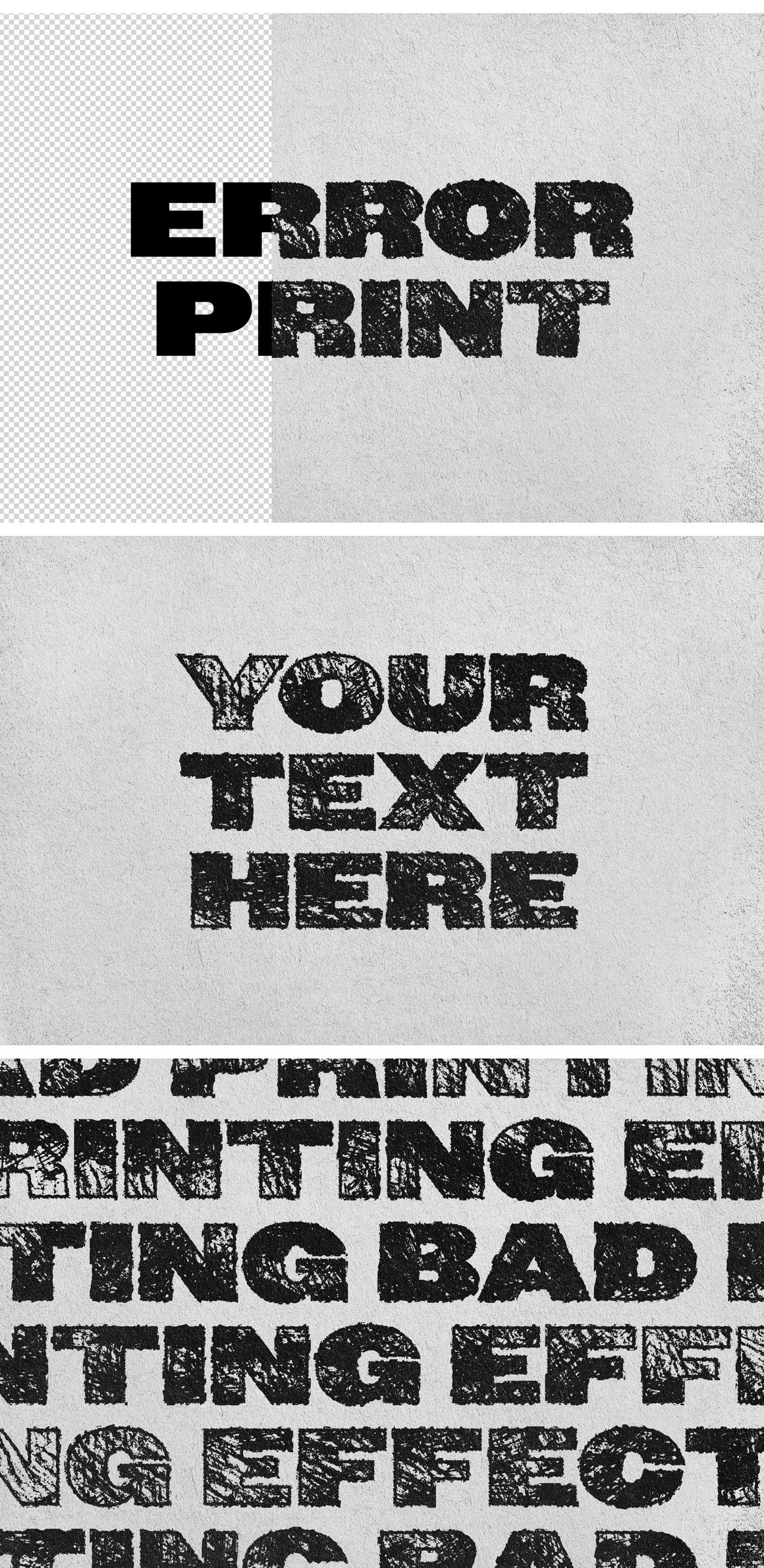 Stamp Shaded Text Effect