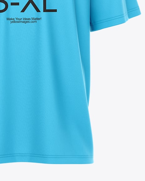 Men's Drop Shoulder Oversized T-Shirt Mockup