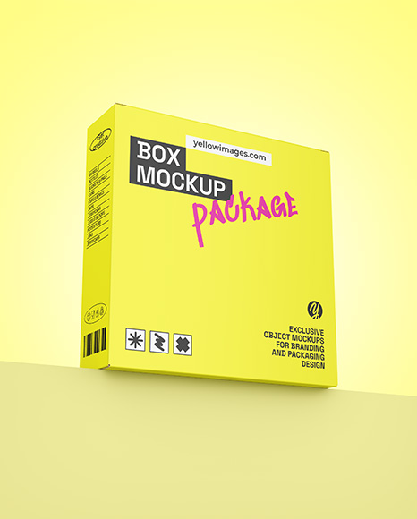 Paper Box Mockup