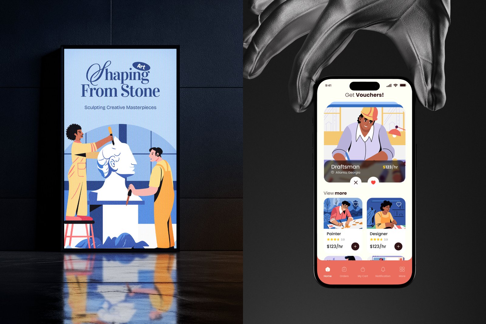 Creative Design Illustration Set