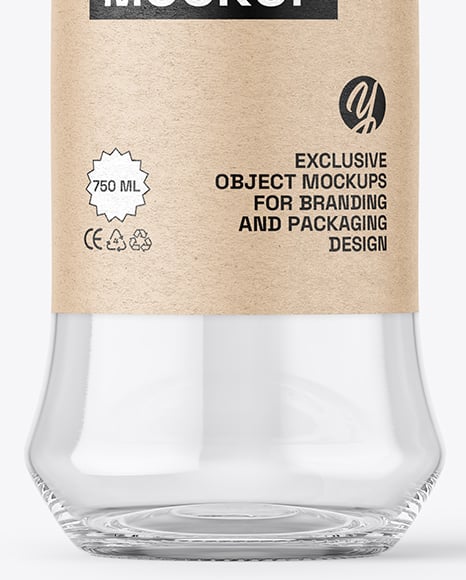 Glass Bottle Mockup