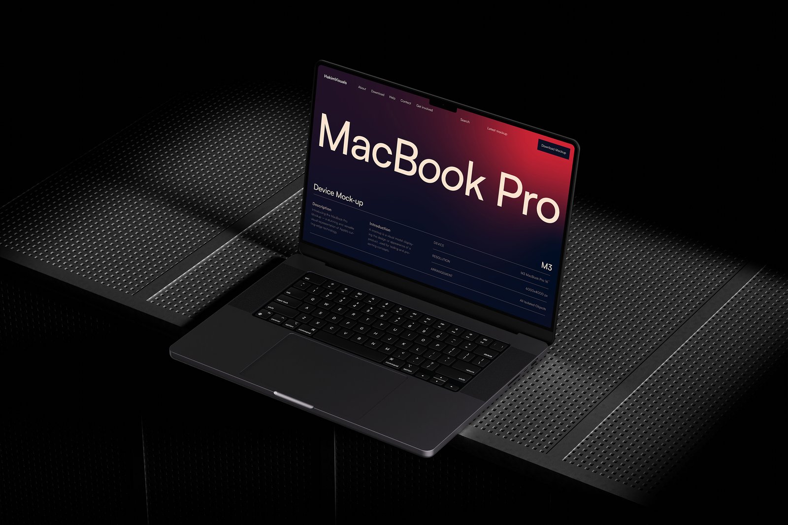 MacBook Pro M3 Mockup