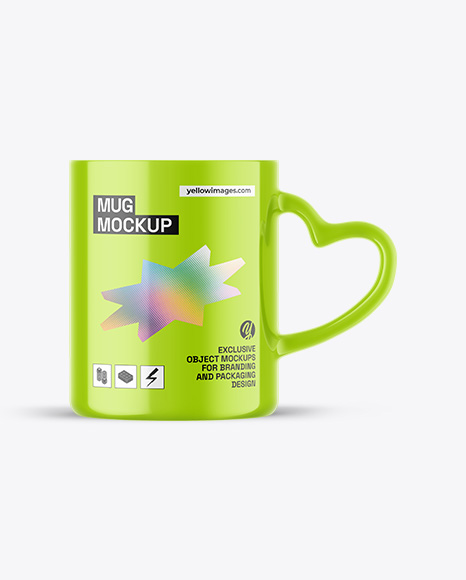 Glossy Mug Mockup