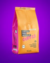 Matte Coffee Bag Mockup - Half Side view