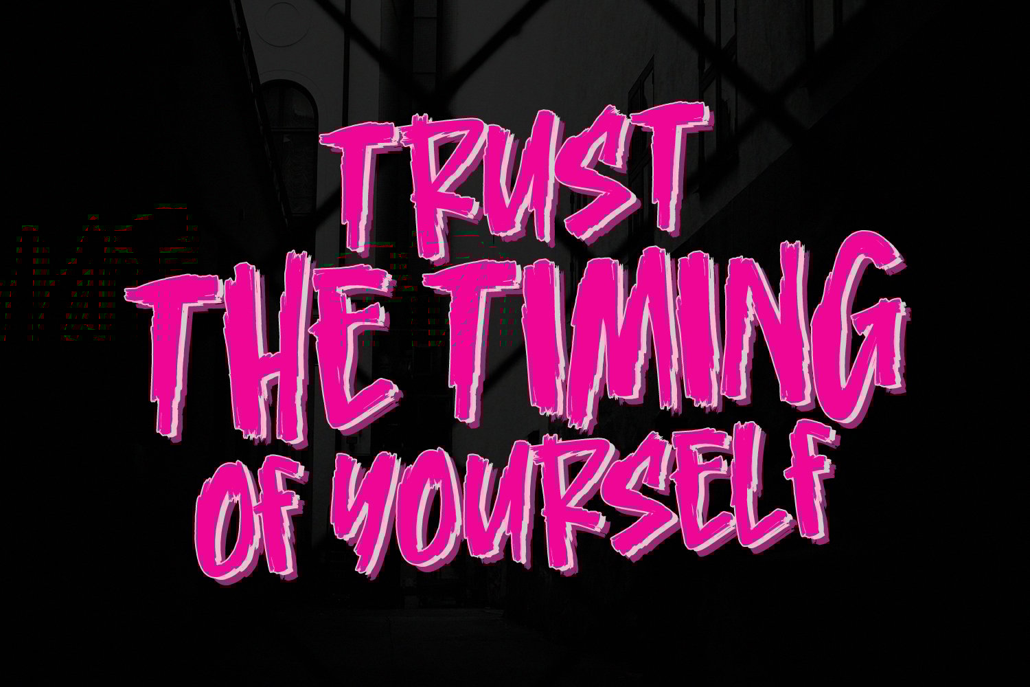 Jaber Maester Handmade Display Brush Font