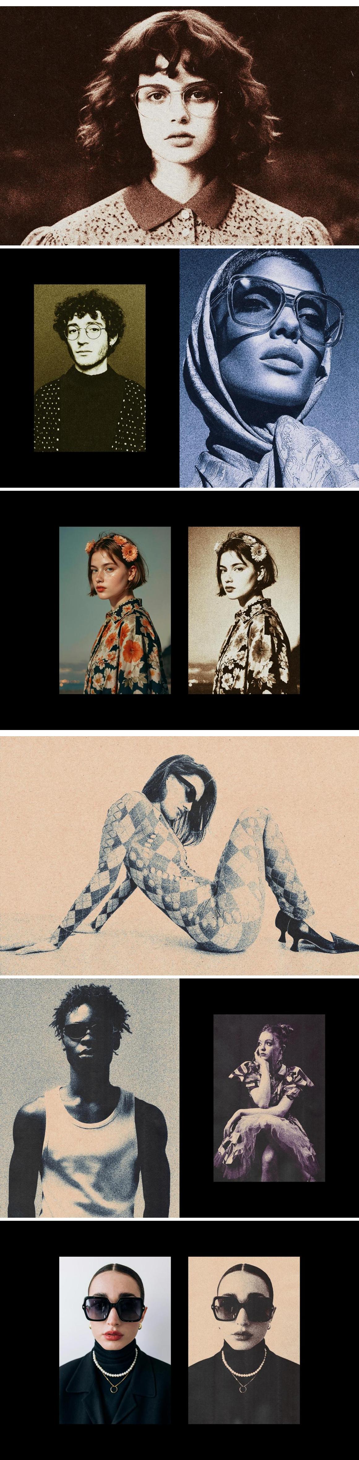 Old Zine Photo Effects