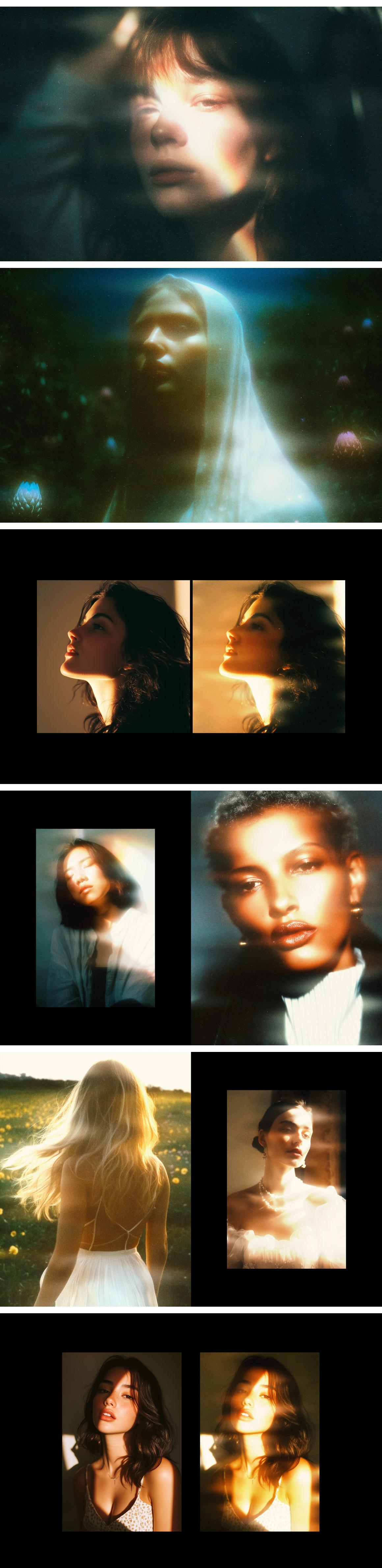 Wavy Light Photo Effect