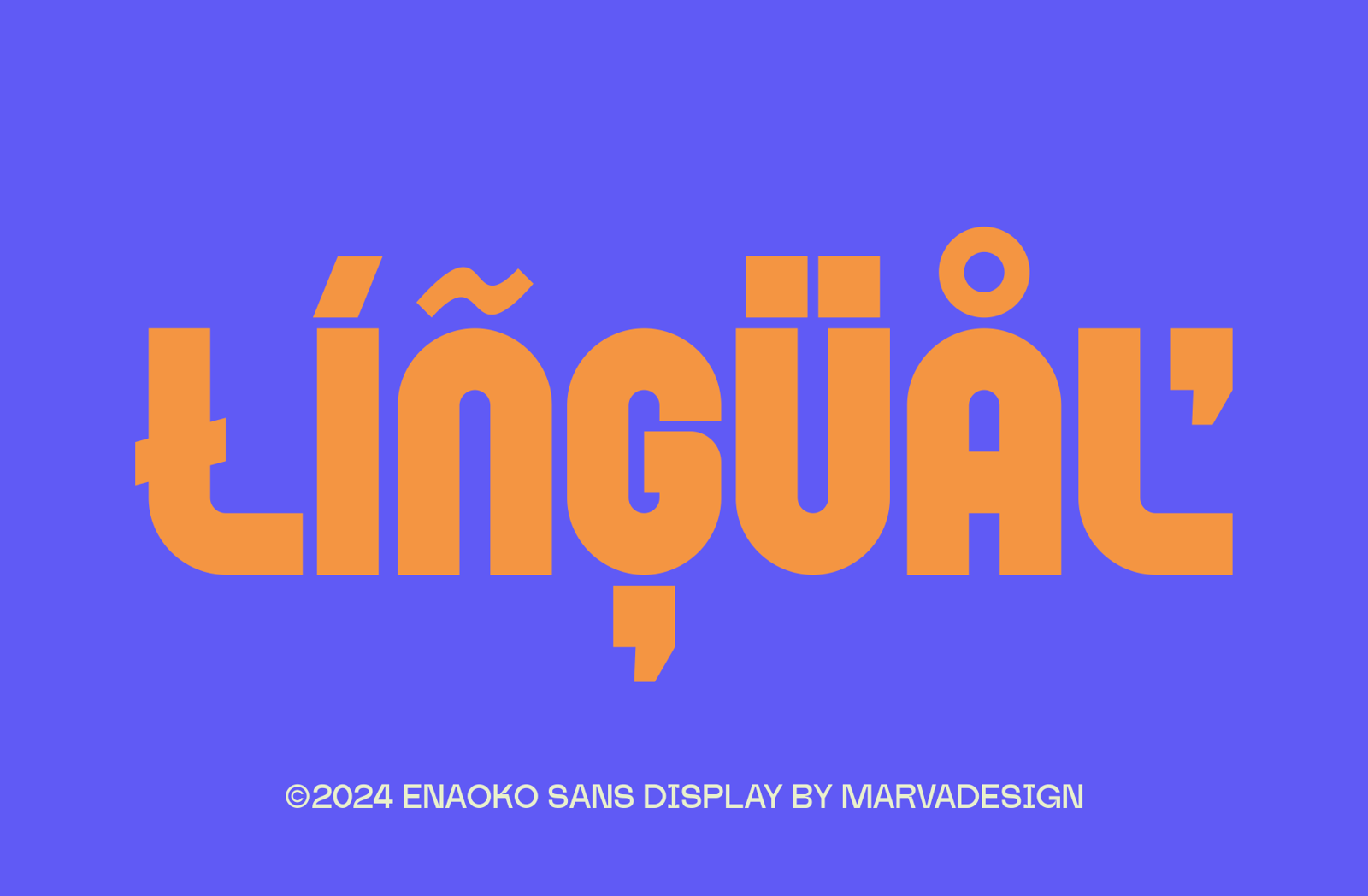 Enaoko Font