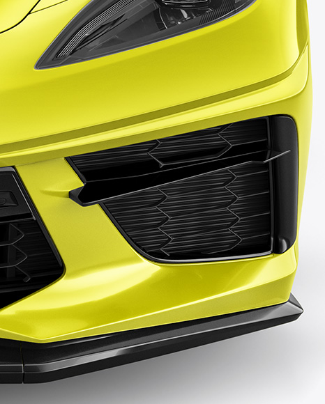 Sport Car Mockup - Front View