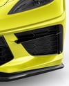 Sport Car Mockup - Front View