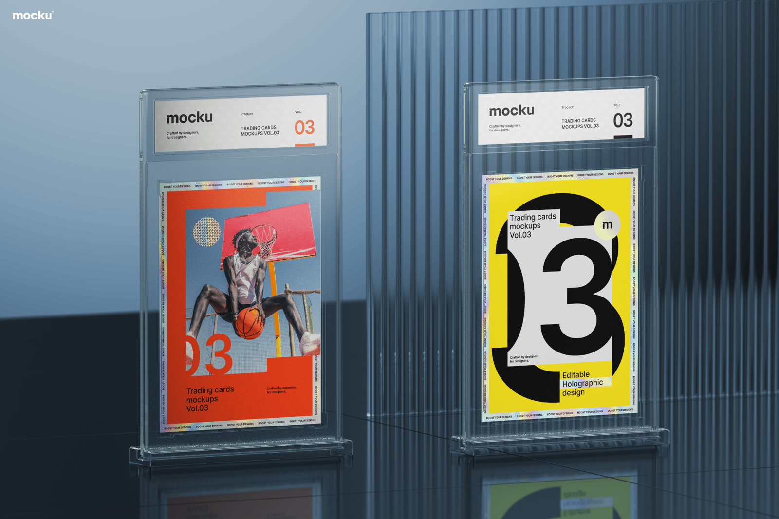 Trading Card Mockups - VOL 03