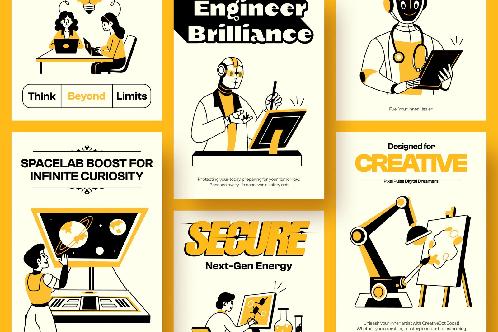 Artificial Intelligence Drawing Set