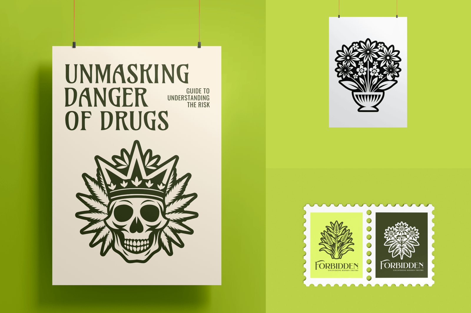 Cannabis and Weed Symbol Set