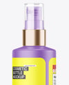Matte Cosmetic Bottle with Spray Pump Mockup