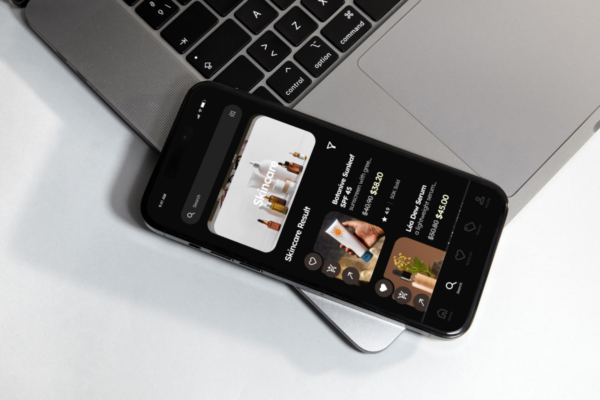 Velveta – Skincare E-commerce Mobile App UI Design