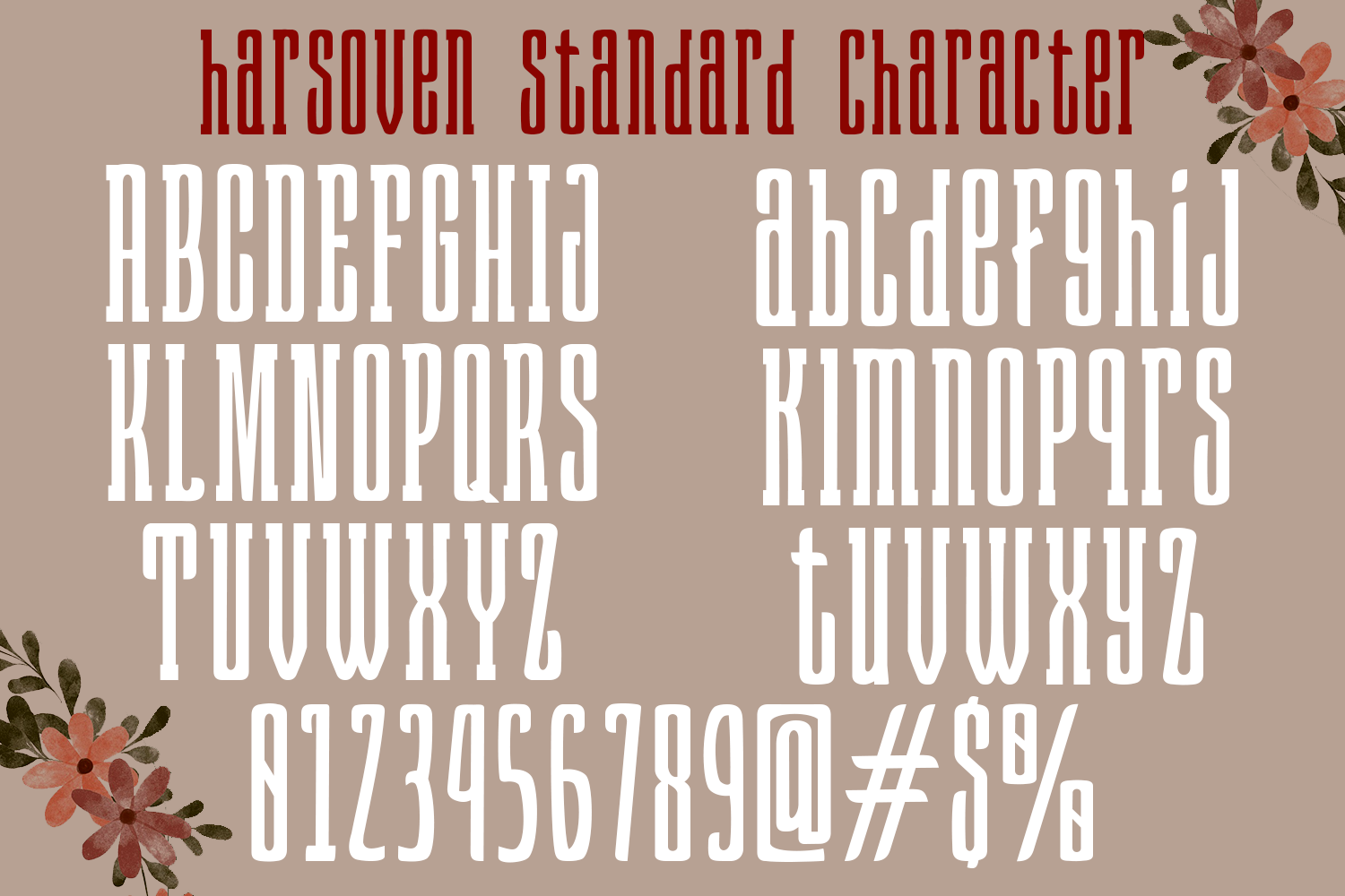 Harsoven Font