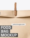 Kraft Paper Food Bag Mockup