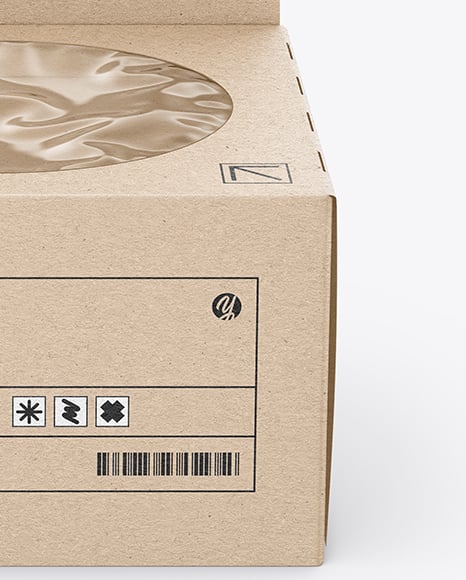 Kraft Paper Box Mockup