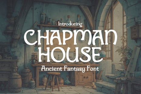 Chapman House - Medival Fantasy Typeface - Fantasy fonts