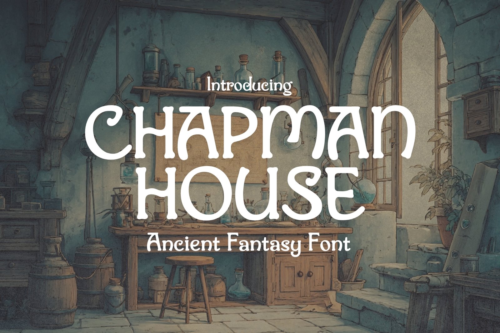 Chapman House - Medival Fantasy Typeface